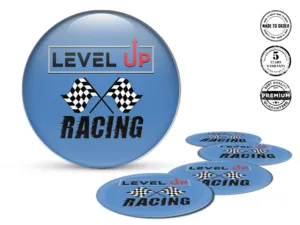 Wheel Badge Logo Pro Racing Dynamic Drift Design